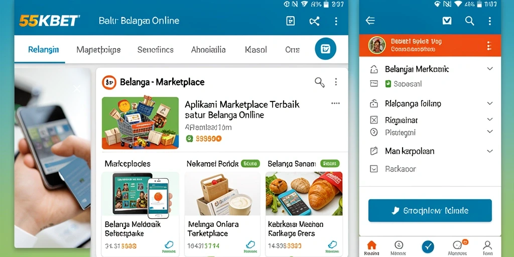 Tampilan antarmuka pengguna 55KBET yang intuitif dan menarik.