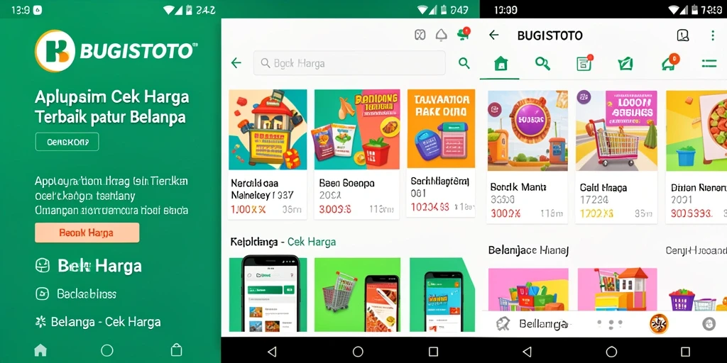 Tampilan antarmuka BUGISTOTO yang user-friendly untuk cek harga.