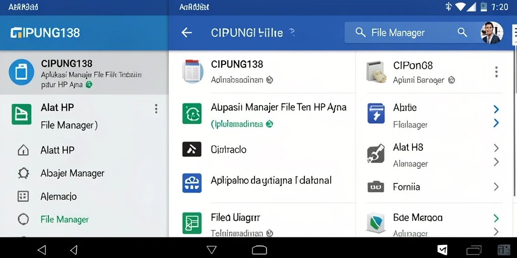 Antarmuka aplikasi CIPUNG138 yang intuitif dan modern.