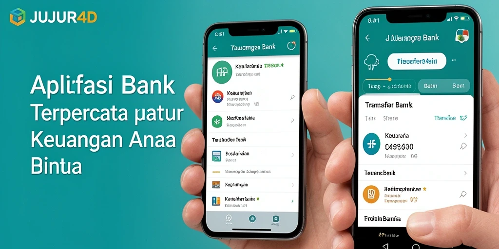 Antarmuka JUJUR4D yang mudah digunakan untuk Transfer Bank.