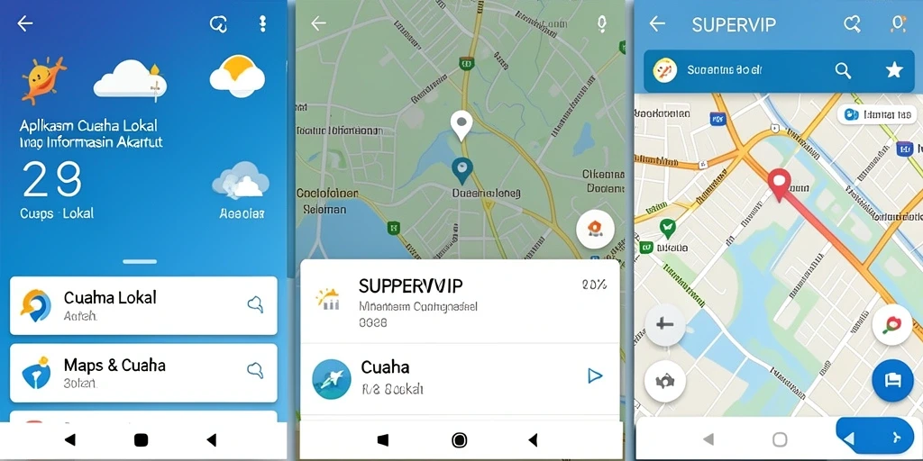 Tampilan antarmuka SUPERVIP yang intuitif dan informatif.